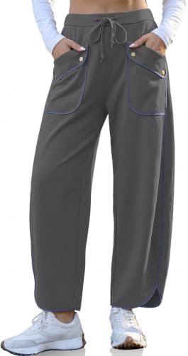 Barrel Sweatpants Women Wide Leg Pants Baggy Lounge Track Pants