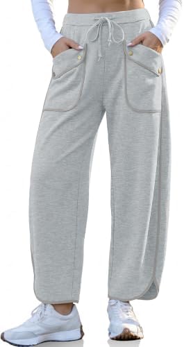 Barrel Sweatpants Women Wide Leg Pants Baggy Lounge Track Pants