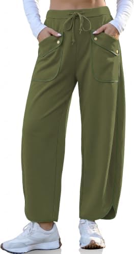 Barrel Sweatpants Women Wide Leg Pants Baggy Lounge Track Pants
