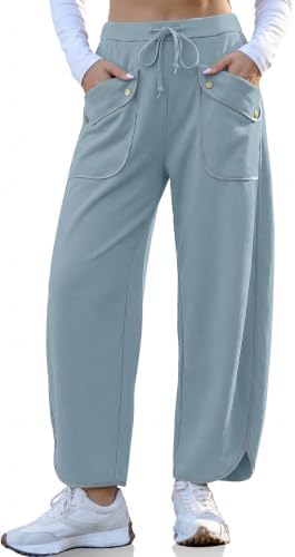 Barrel Sweatpants Women Wide Leg Pants Baggy Lounge Track Pants