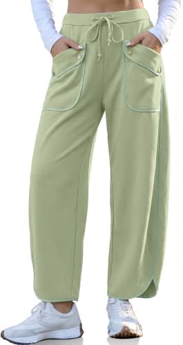 Barrel Sweatpants Women Wide Leg Pants Baggy Lounge Track Pants
