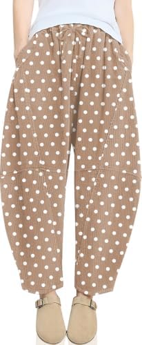 Womens Corduroy Baggy Harem Pants