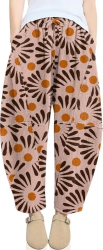 Womens Corduroy Baggy Harem Pants