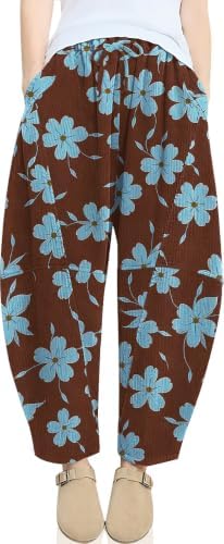Womens Corduroy Baggy Harem Pants