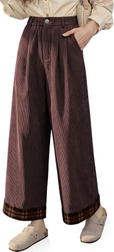Women's Corduroy Wide Leg Baggy Pants