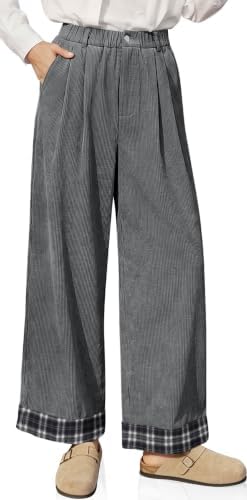 Women's Corduroy Wide Leg Baggy Pants