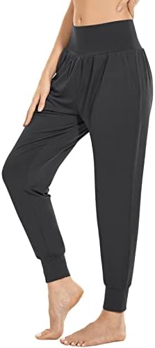 Womens Cozy Yoga Joggers Soft Comfy Pajama Pants for Women with Pockets