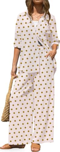 Womens Linen 2 Piece Outfits Casual Lounge Sets