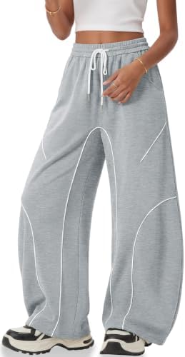 Womens Men Barrel Sweatpants Wide Leg Y2K Baggy Joggers