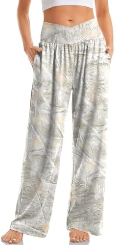 Womens Wide Leg Casual Loose Pants Yoga Sweatpants
