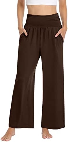 Wide Leg Pants for Women Plus Size High Waist Yoga Pants Loose Lounge