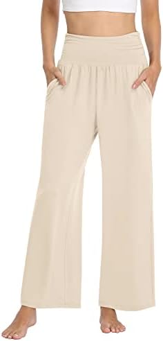 Wide Leg Pants Women Plus Size Casual High Waist Yoga Sweatpants Loose