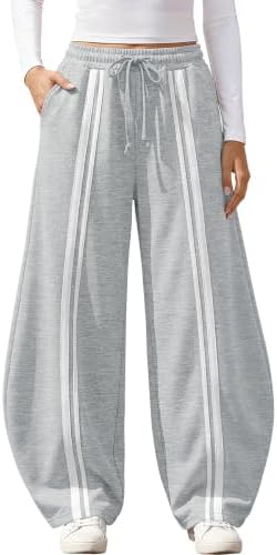 Y2K Barrel Sweatpants Women Wide Leg Baggy Teen Girls Joggers Pants