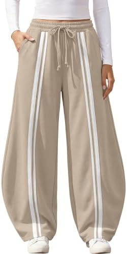 Y2K Barrel Sweatpants Women Wide Leg Baggy Teen Girls Joggers Pants