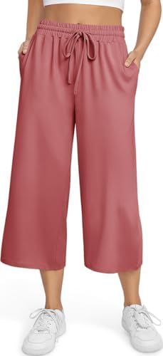 Yoga Pants for Women Plus Size Capri Casual Wide Leg Yoga Sweatpants